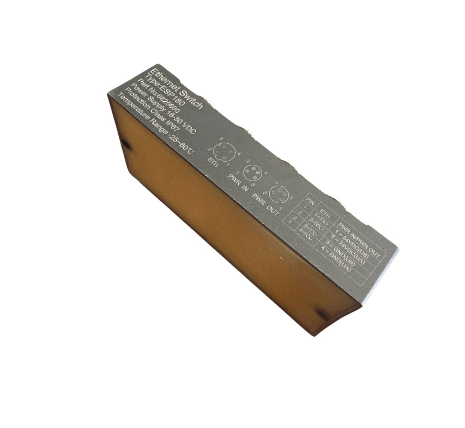 Ethernet IP67, 8-port switch, 8 (M12-hole)