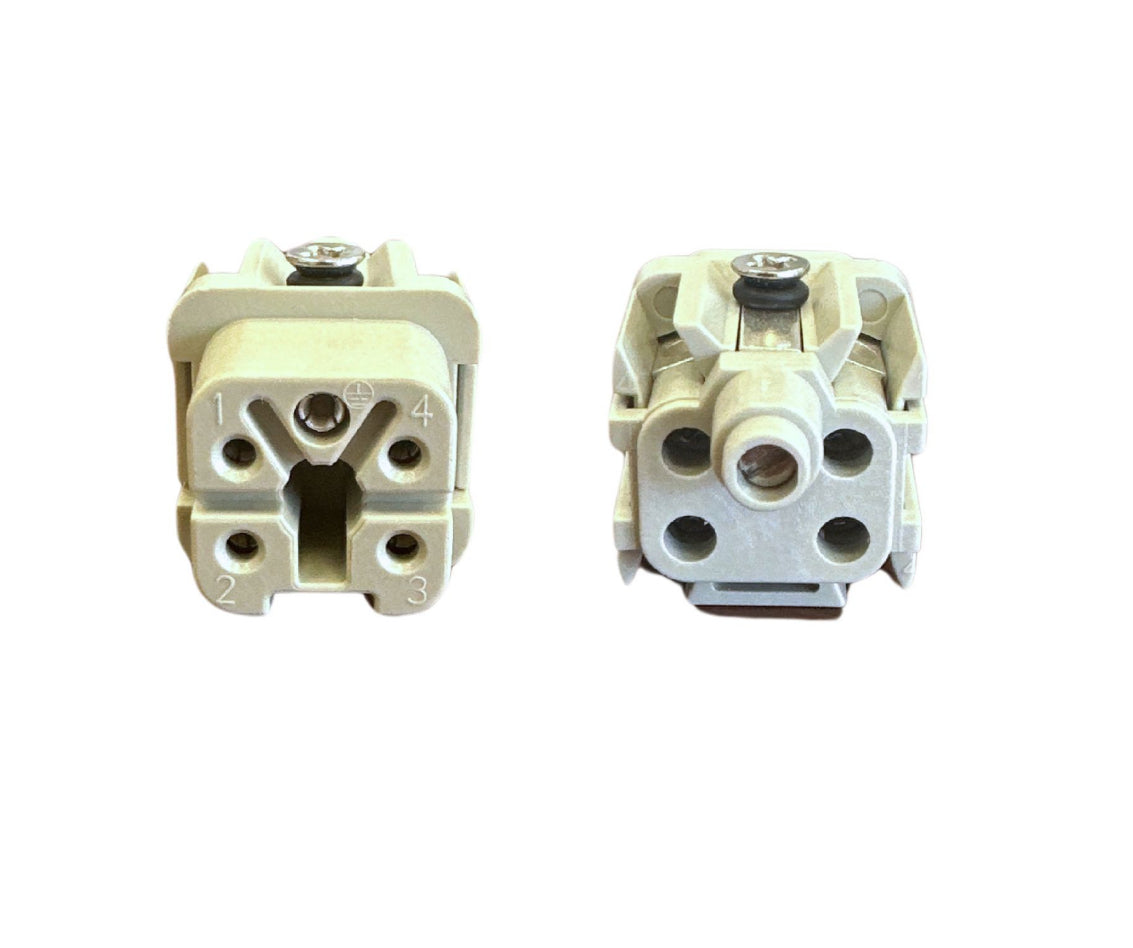 HA, 4-pin, female, screw crimp