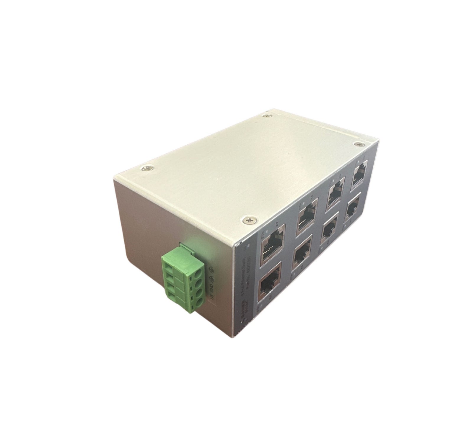 Ethernet IP20, 8-port switch, 8XRJ45, with LED light