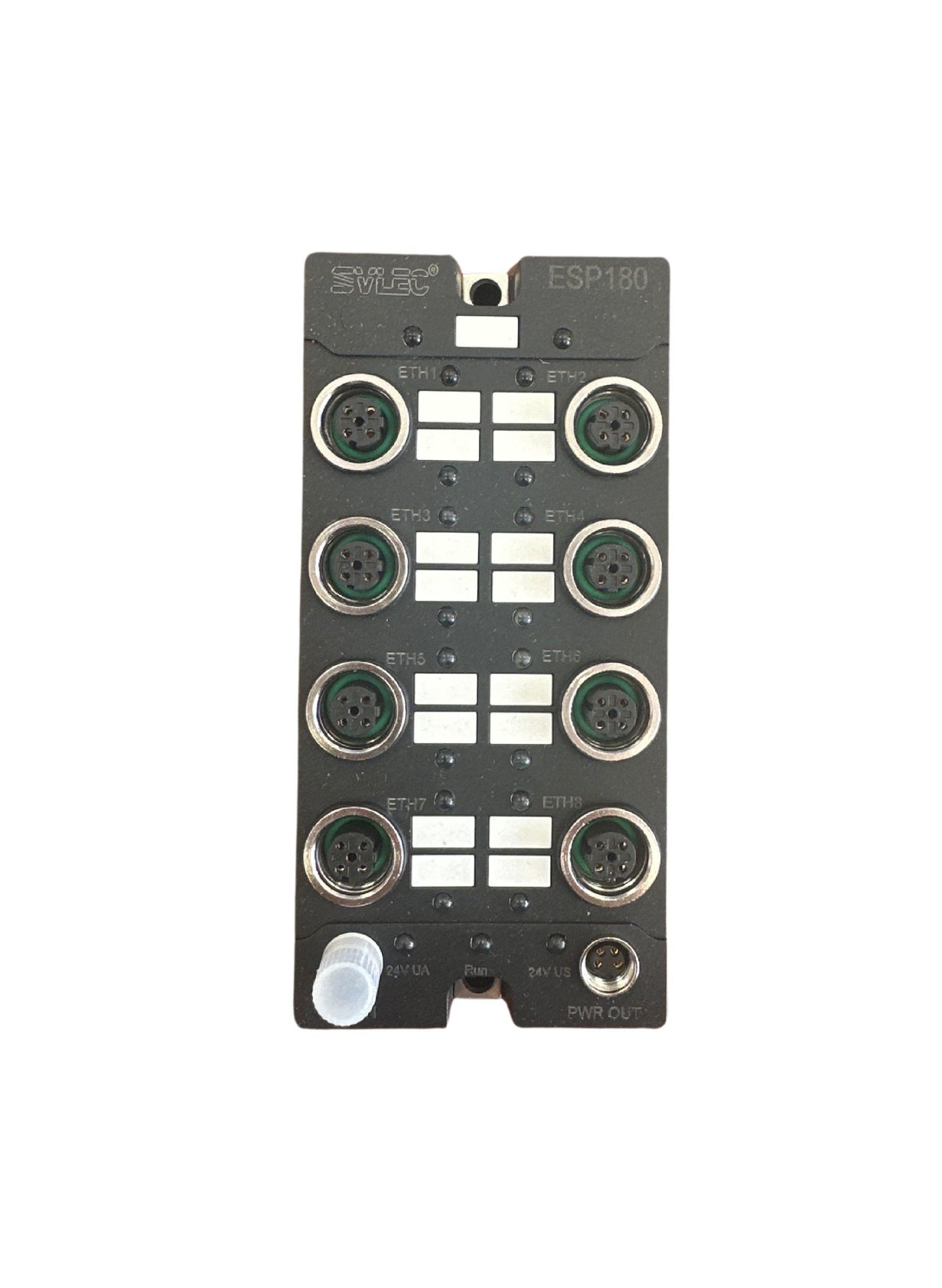 Ethernet IP67, 8-port switch, 8 (M12-hole)