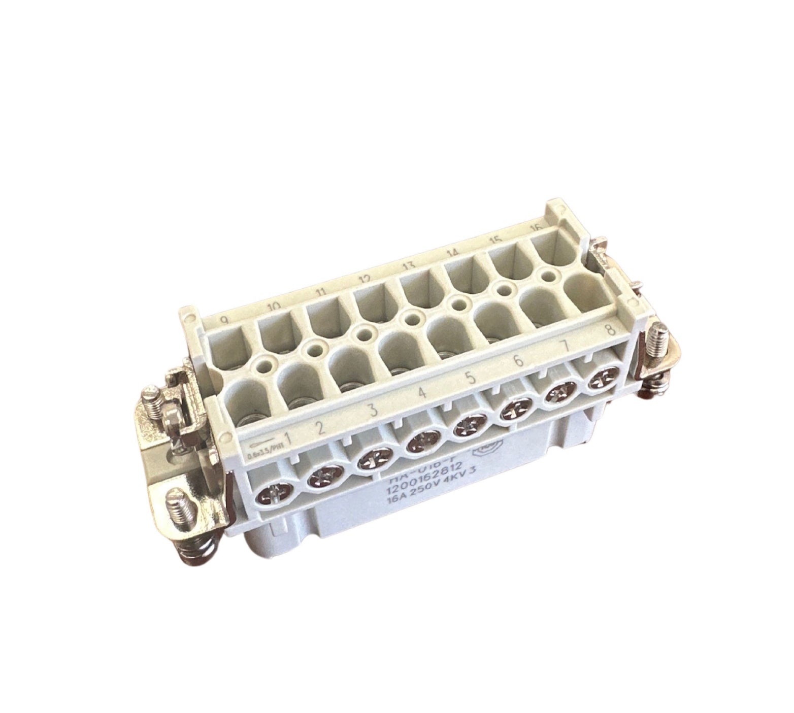 HA, 16-pin, female plug, screw crimp