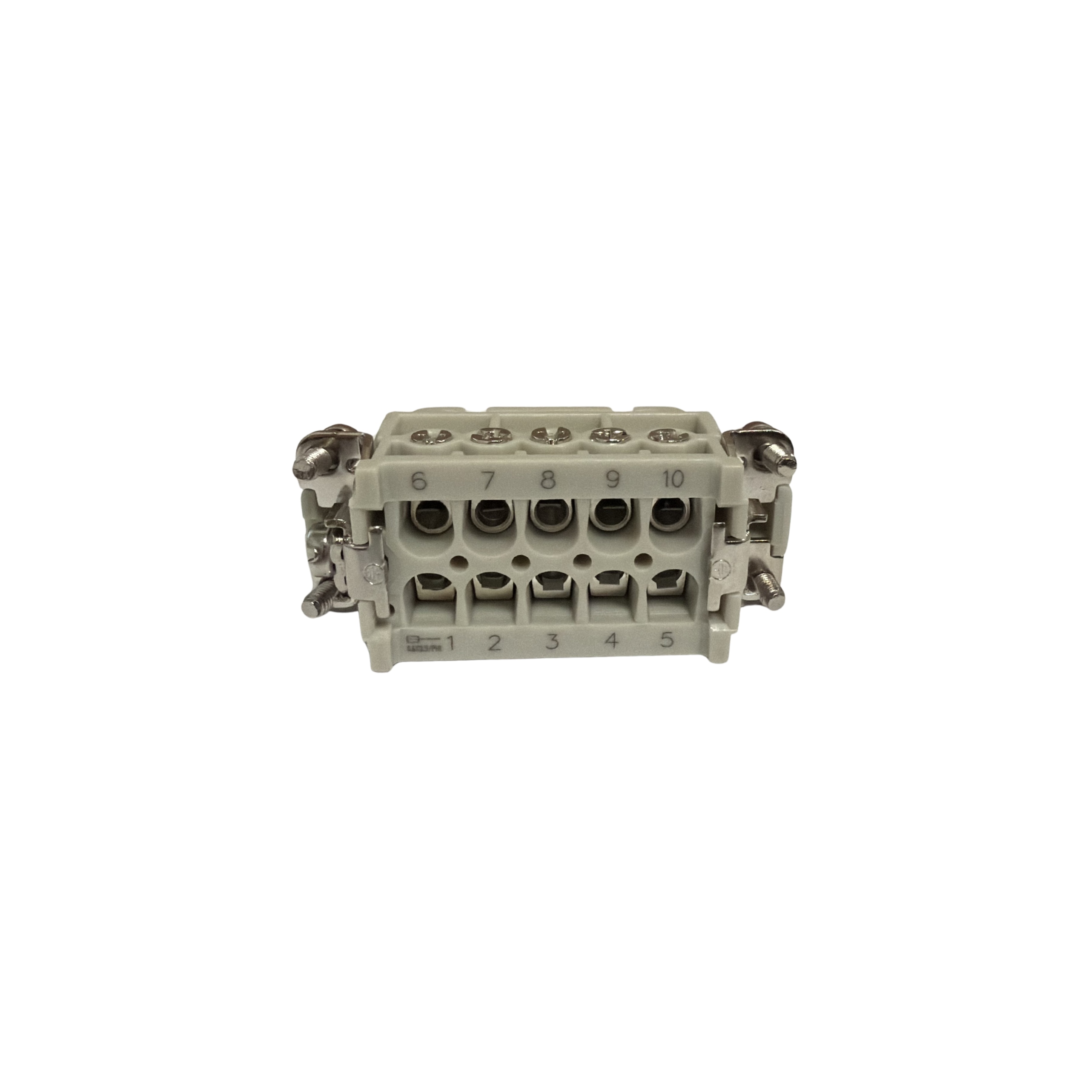 HA, 10-pin, female insert, screw crimp
