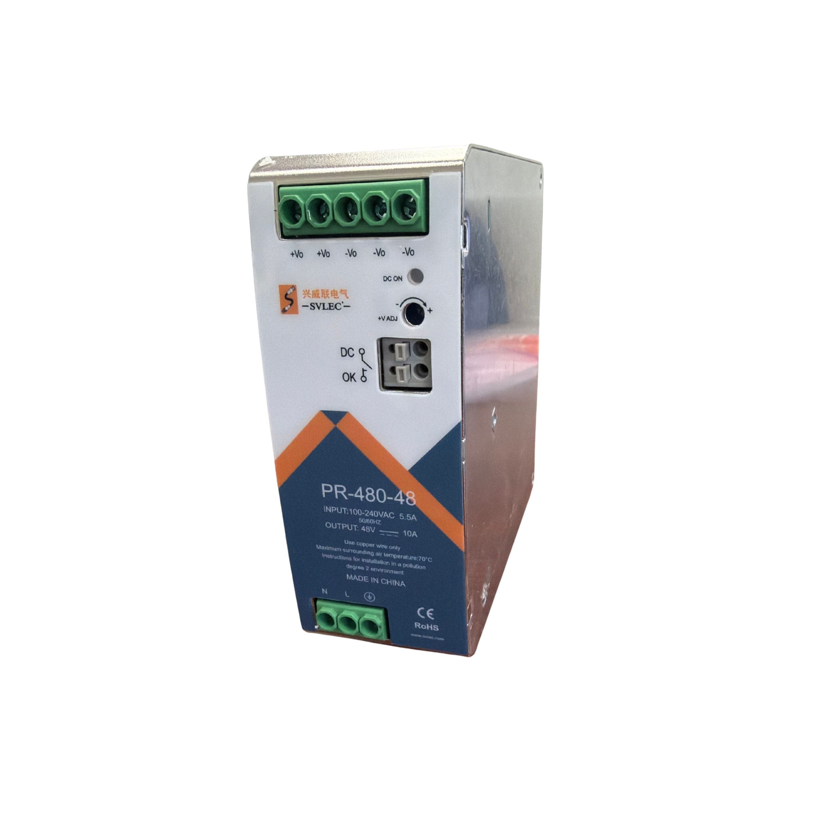 Rail Power Supply 48V/10A