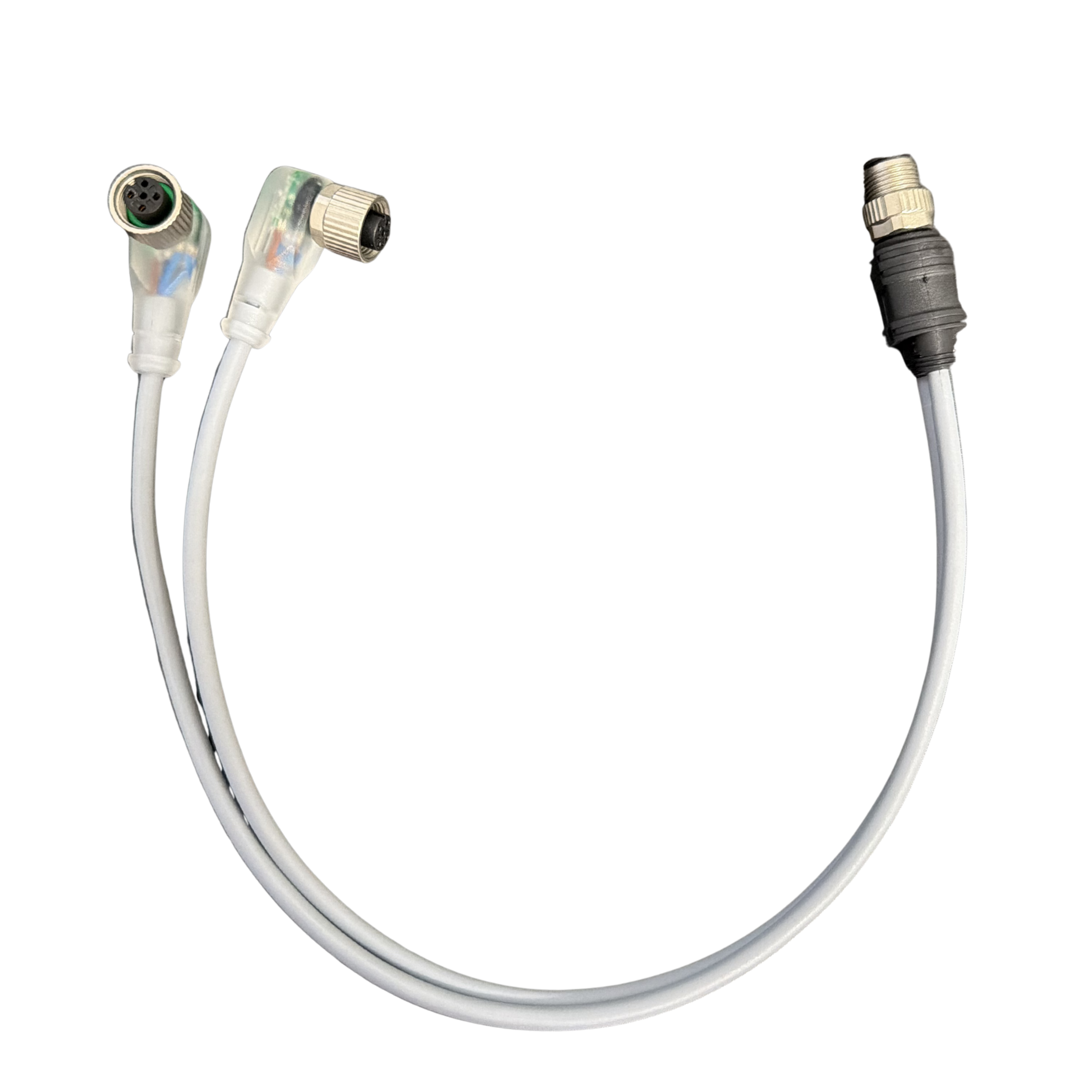 SCAC-M12Y-MS-4P-0.3-M12-FR-3P-PUR-GY-L2
