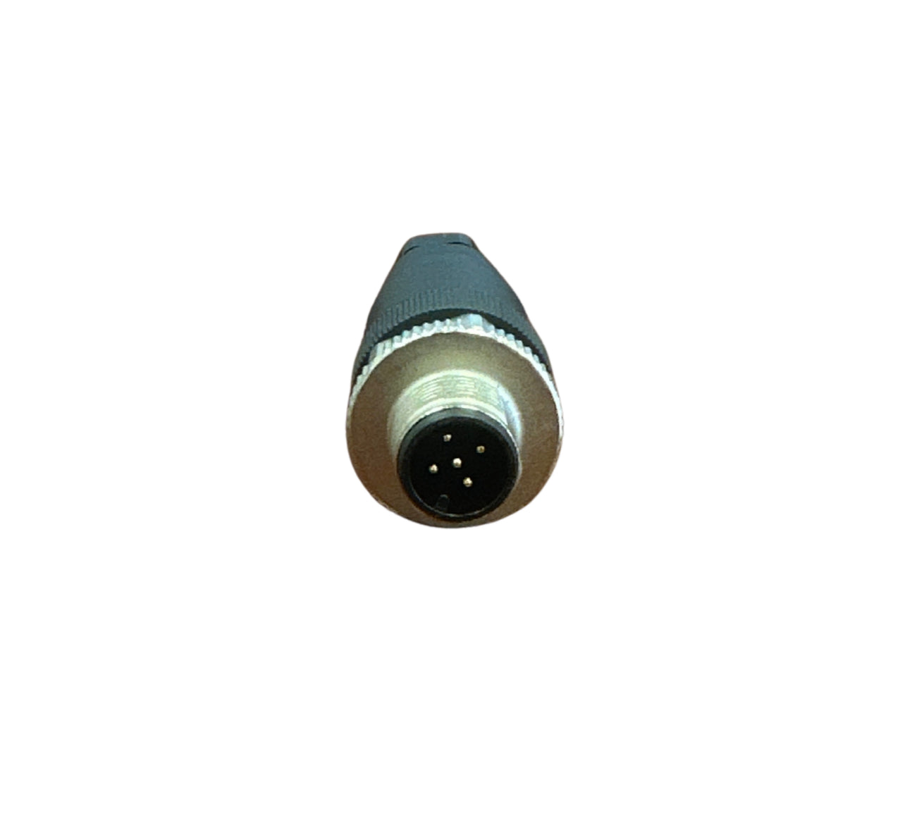 M12, A-buckle, 5-pin male, straight, PG7, screw crimp