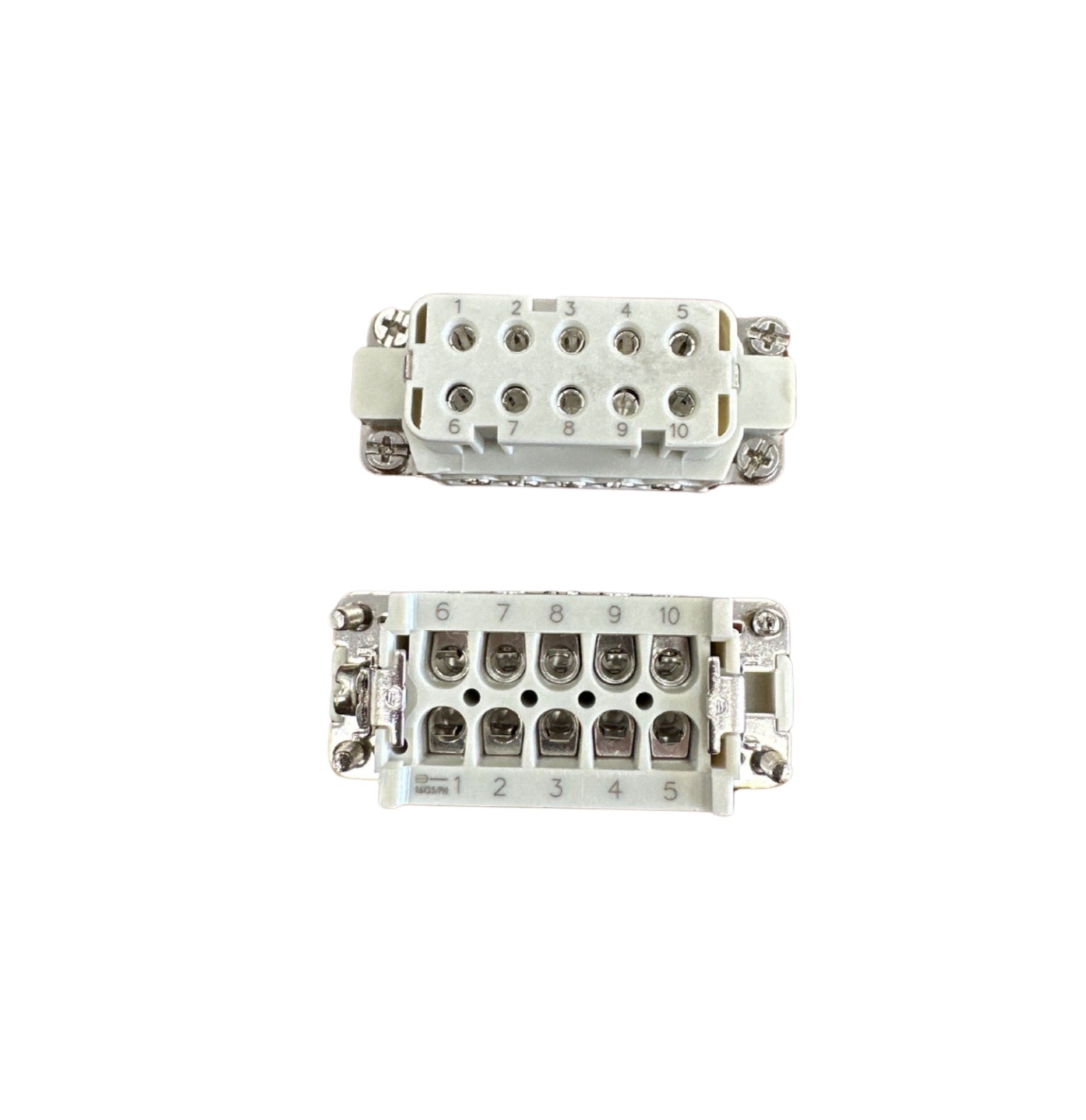 HA, 10-pin, female insert, screw crimp
