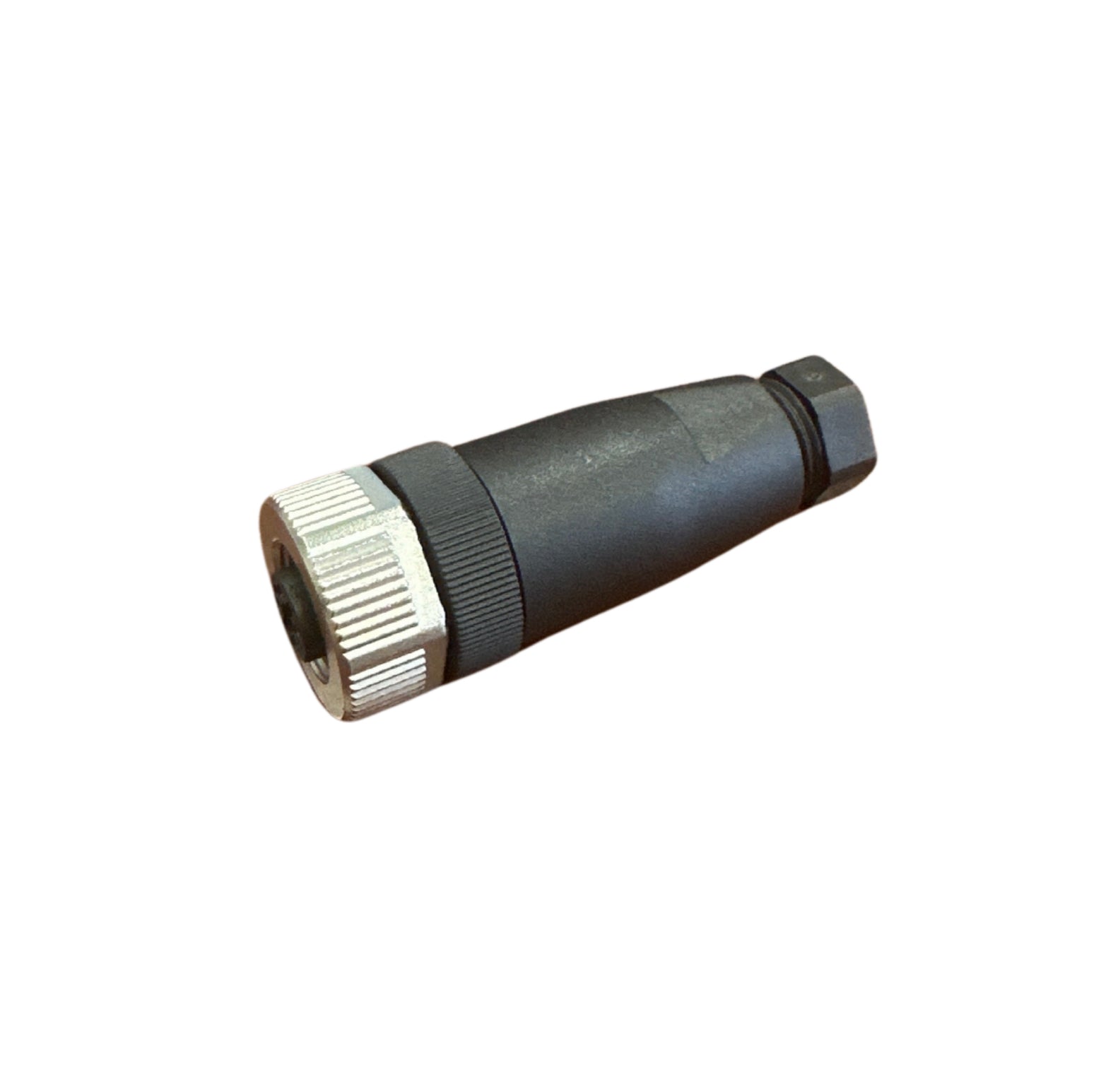 M12, A-buckle, 5-pin female straight, PG7, screw crimp