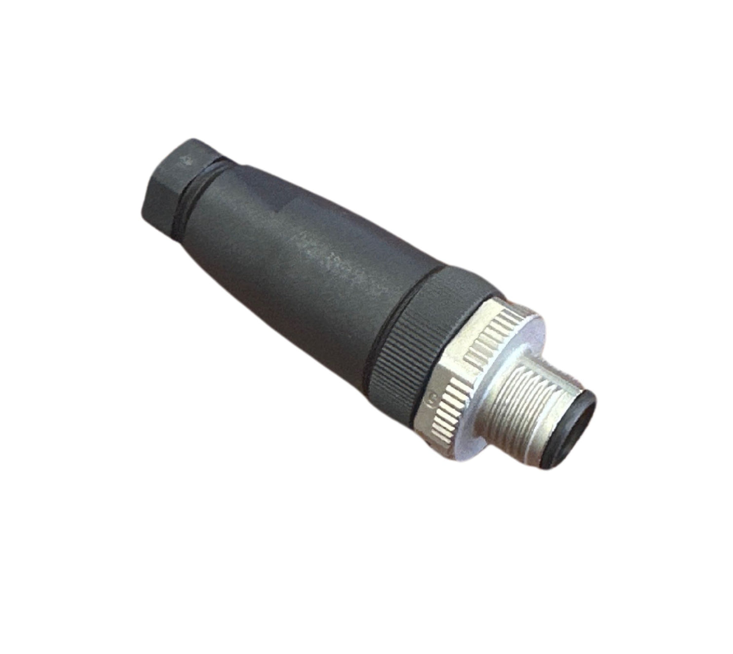 M12, A-buckle, 5-pin male, straight, PG7, screw crimp