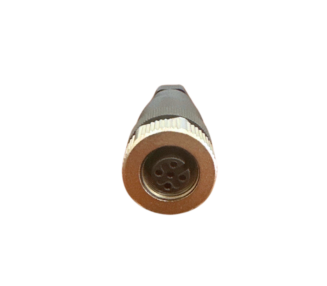 M12, A-buckle, 5-pin female straight, PG7, screw crimp