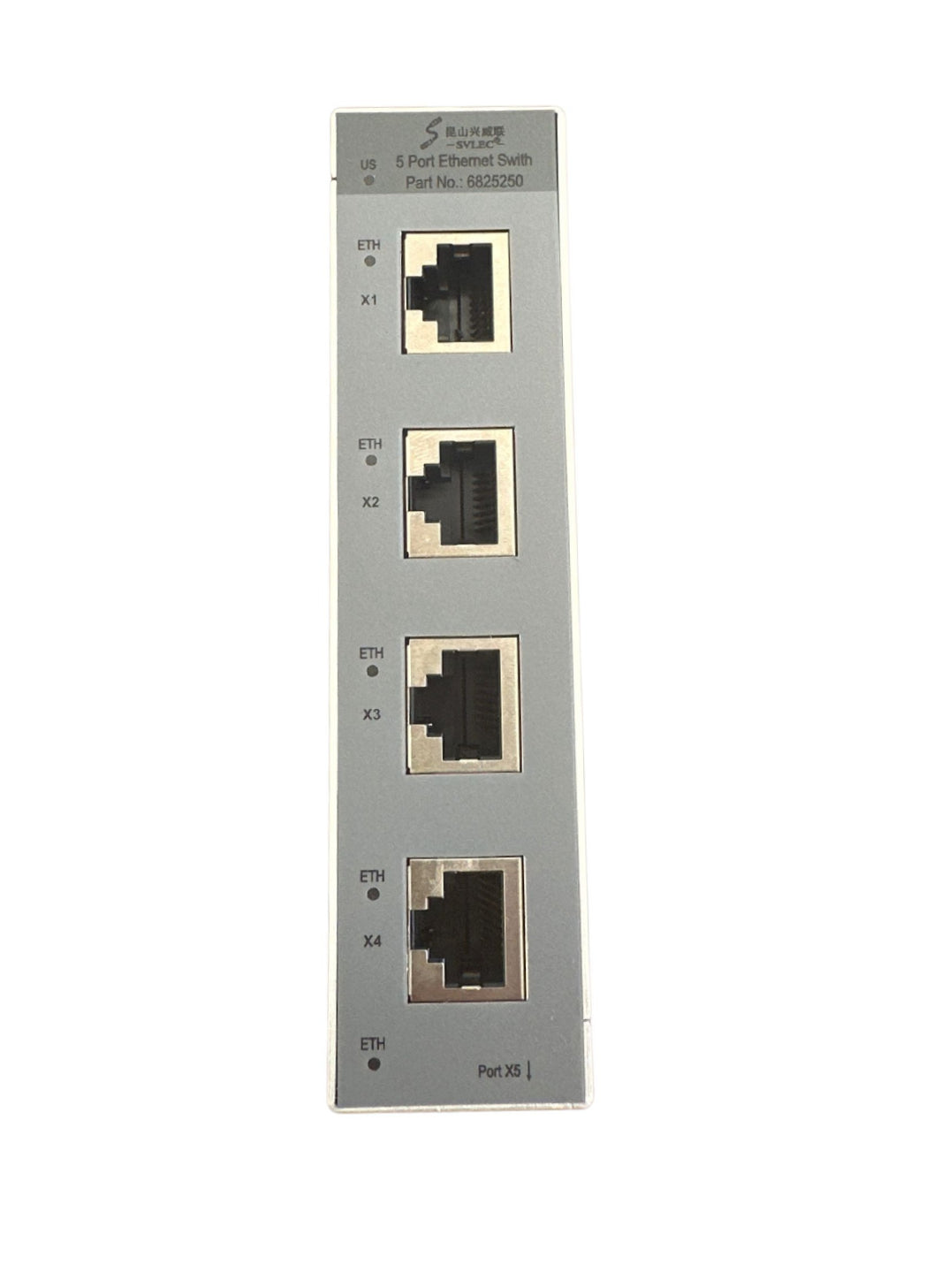 Ethernet IP20, 5-port switch, 5XRJ45, with LED light