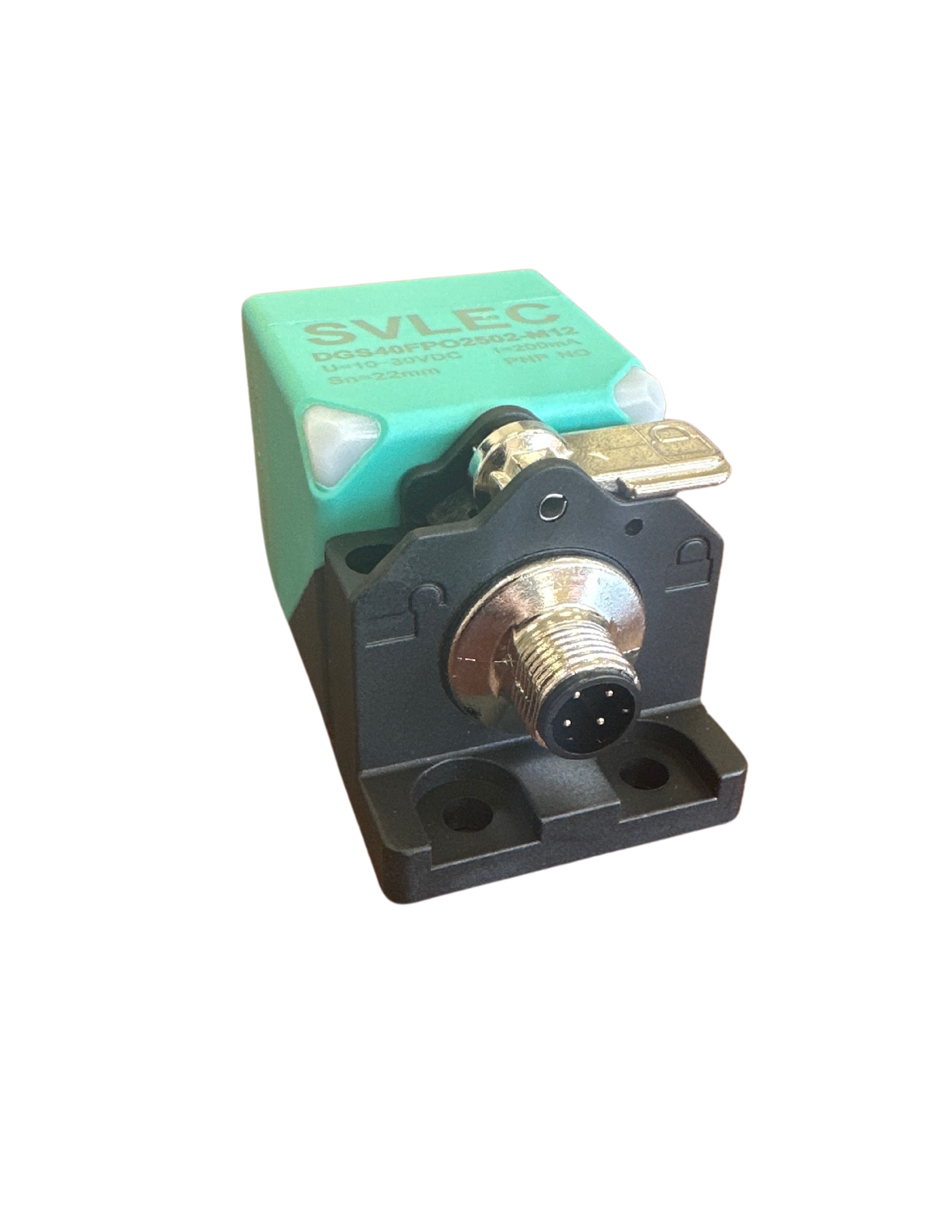 40 x 40 x53 square dual lamp rotatable sensor, enhanced, detection distance 25mm, DC-3 wire PNP normally open