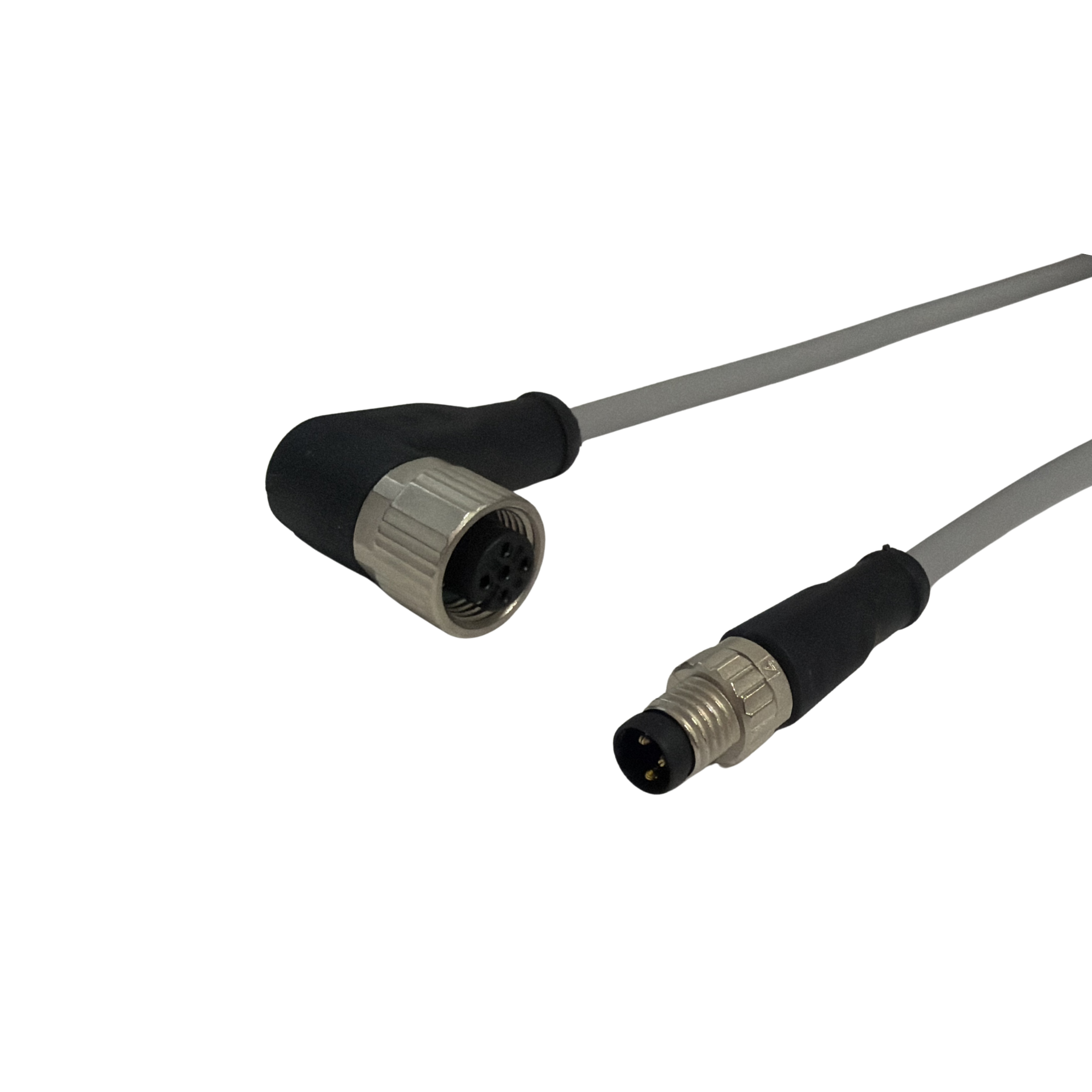 SCAC-M8-MS-3P-3.0-M12-3P-FR-PUR-GY
