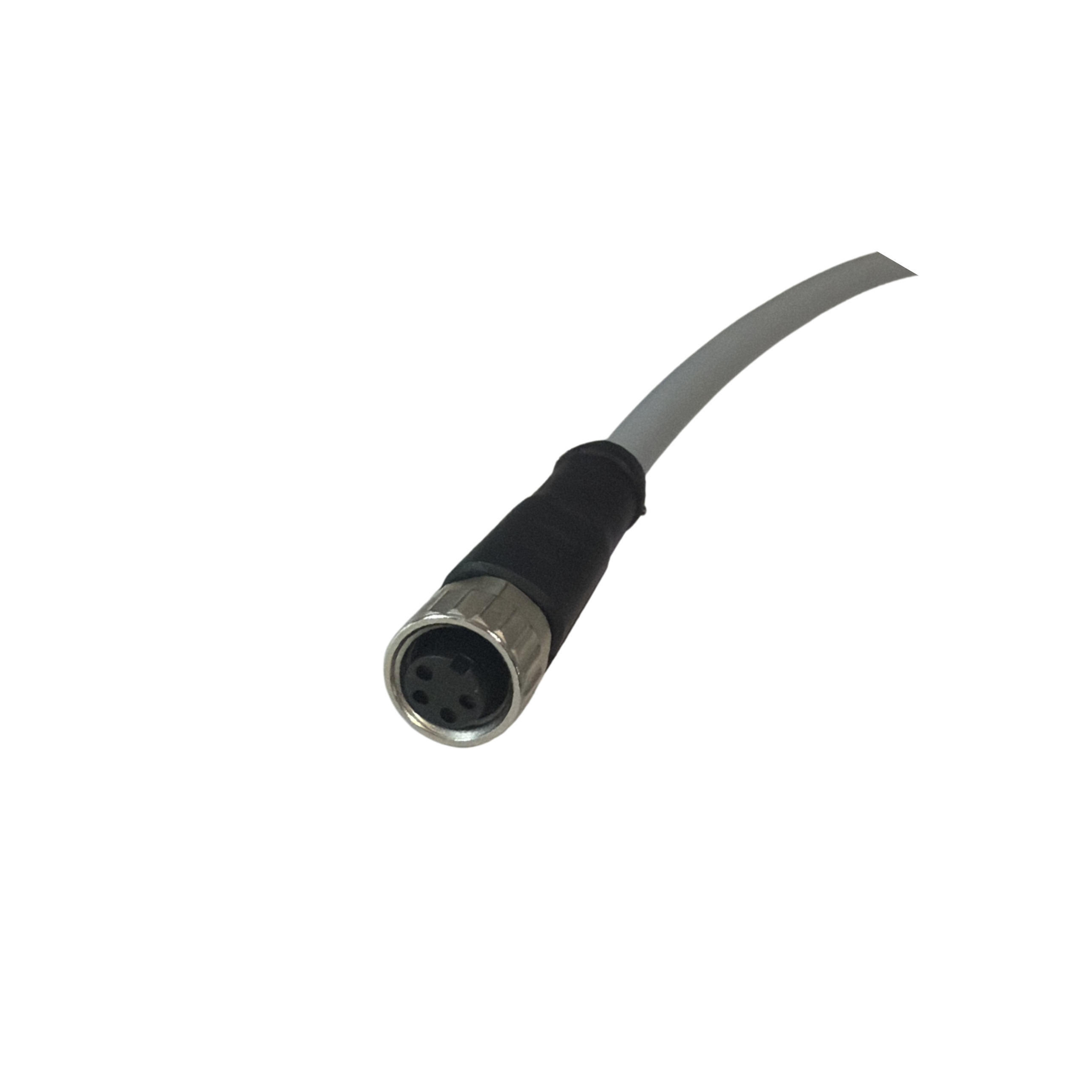 SCAC-M8-MS-4P-3.0-M8-4P-FS-PUR-GY