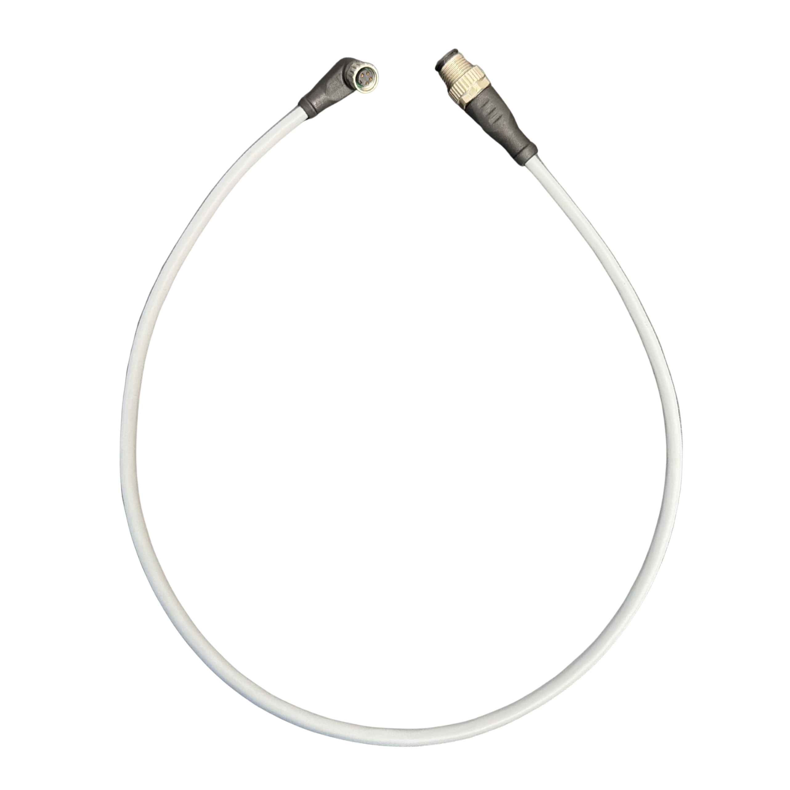 SCAC-M12-MS-4P-0.5-M8-FR-4P-PUR-GY